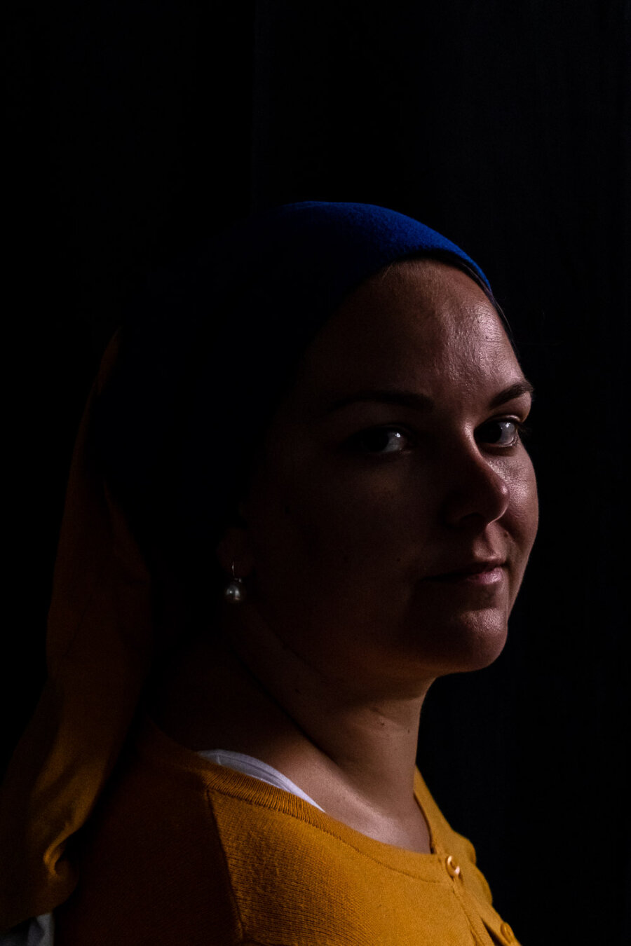 Creatief portret met natuurlijk licht